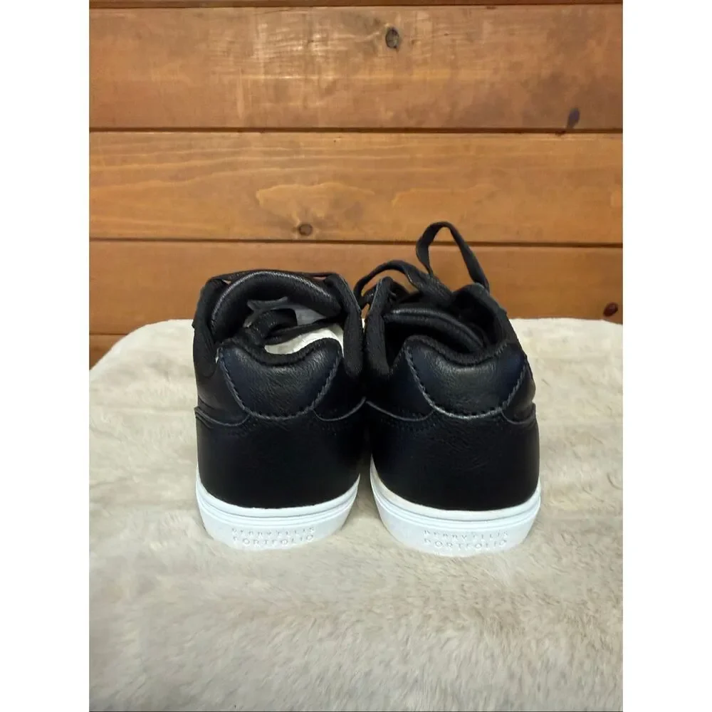 Perry Ellis Kids Portfolio sneakers black Sz 2 NIB